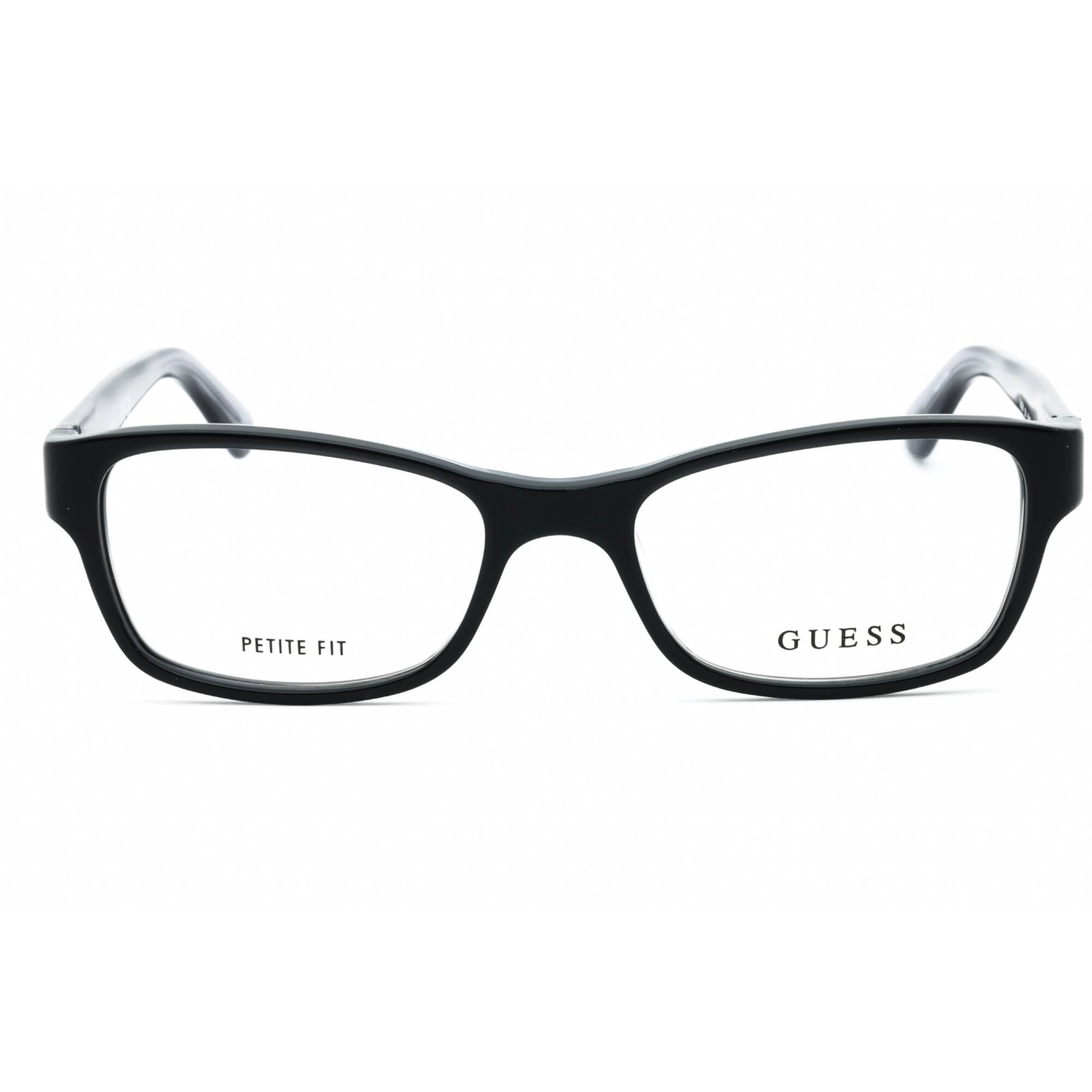 Guess Women's Eyeglasses - Shiny Black Acetate Cat Eye Full Rim Frame | GU2591 001