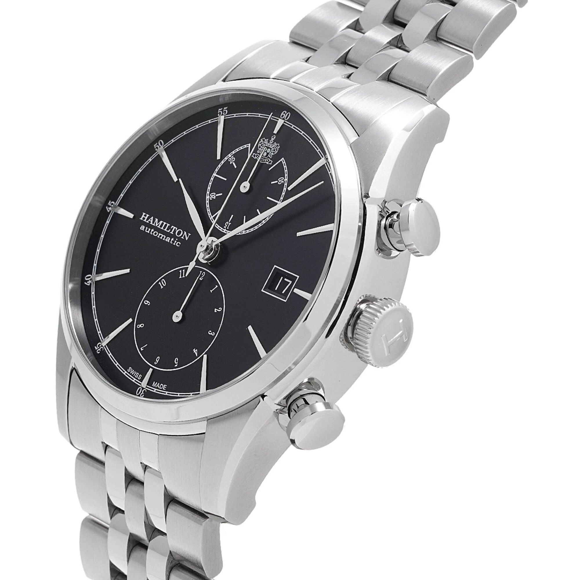 Hamilton Men's Auto Watch - American Classic Spirit Of Liberty Black Dial | H32416131