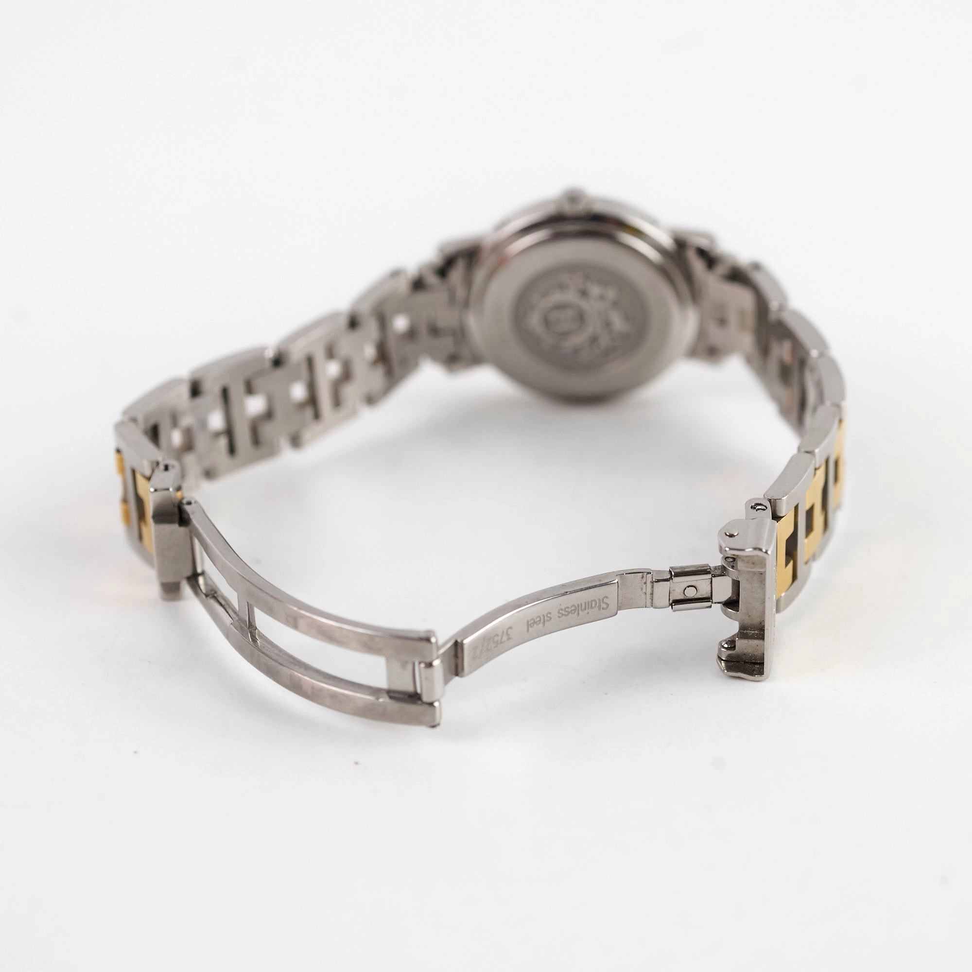 Hermes Clipper Watch CL3.240 Quartz White Dial