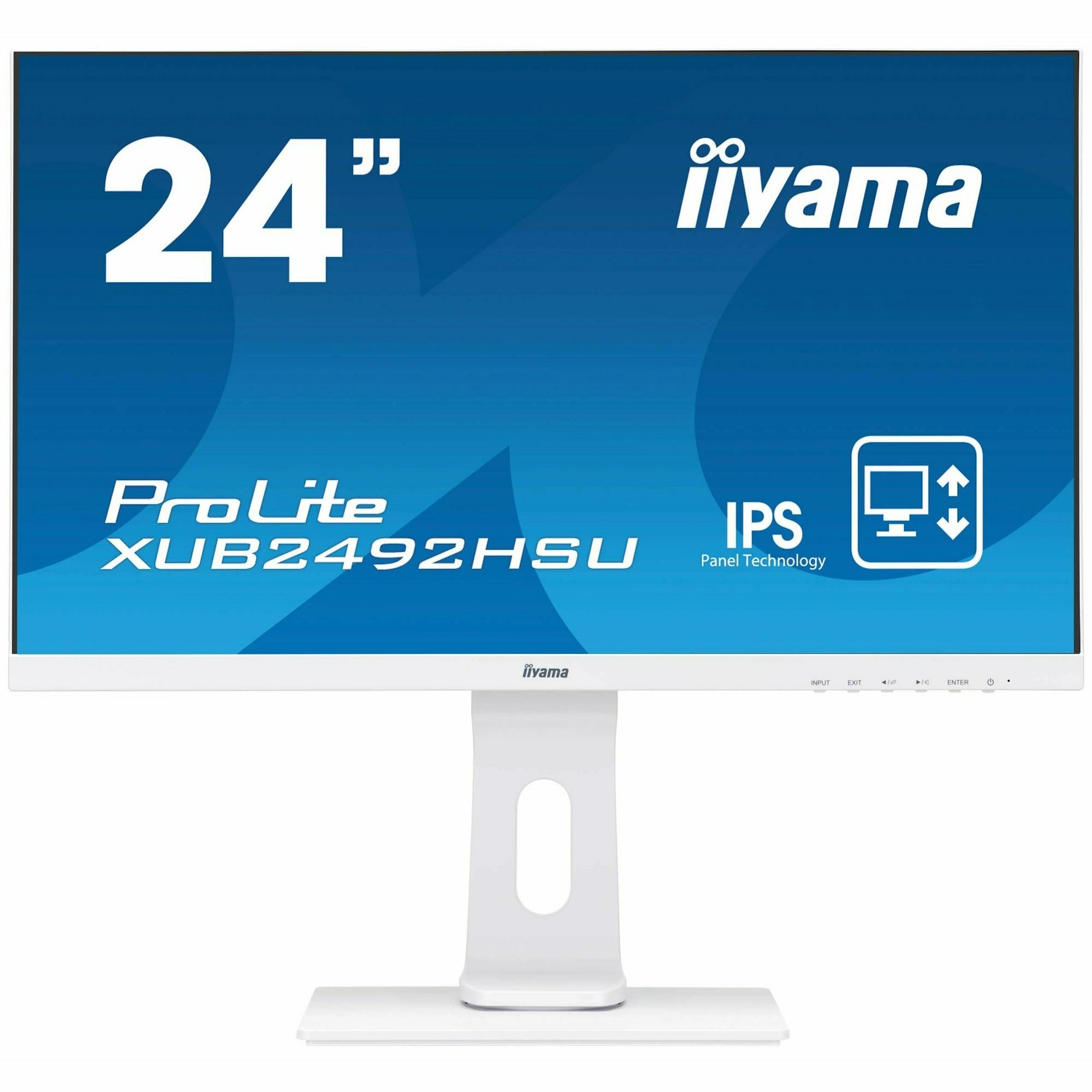 iiyama ProLite XUB2492HSU-W1 24" IPS Desktop Panel in White