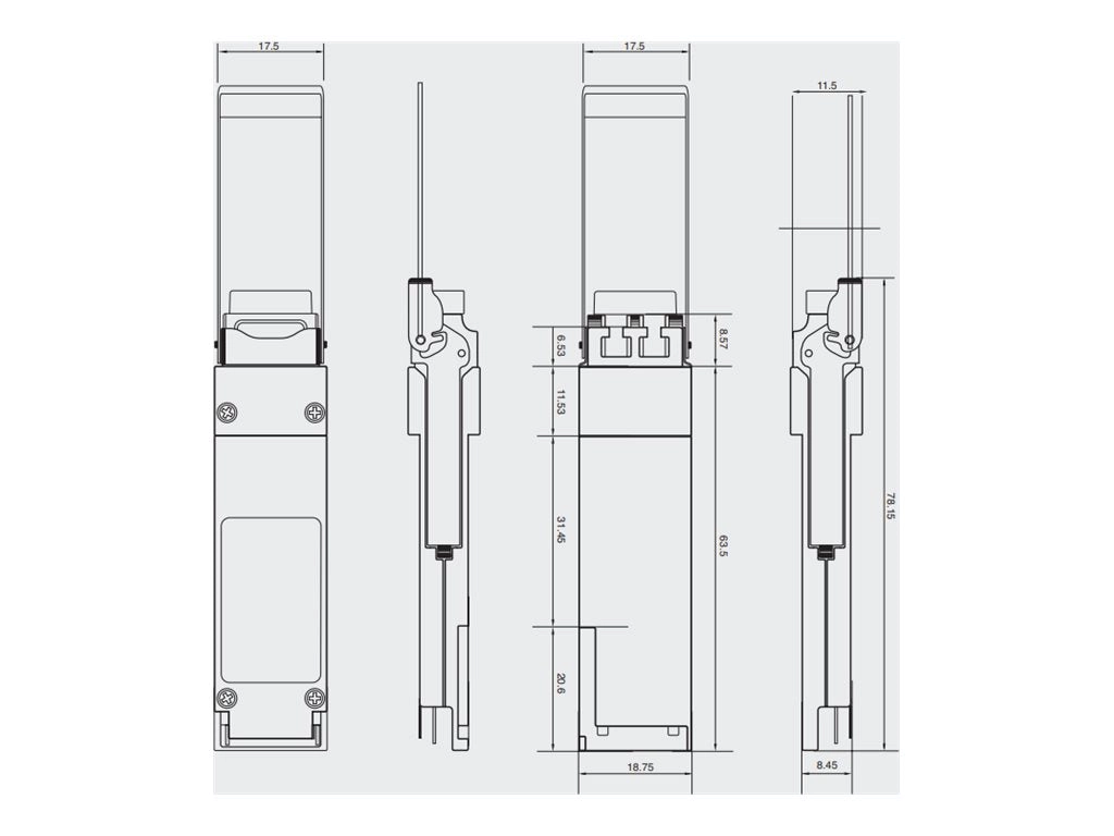 Integra Optics - QSFP28 transceiver module (equivalent to: Ciena/Nortel OM6500 160-9400-900) - 100 GigE optical - 100GBase-SR4 160-9400-900-IO