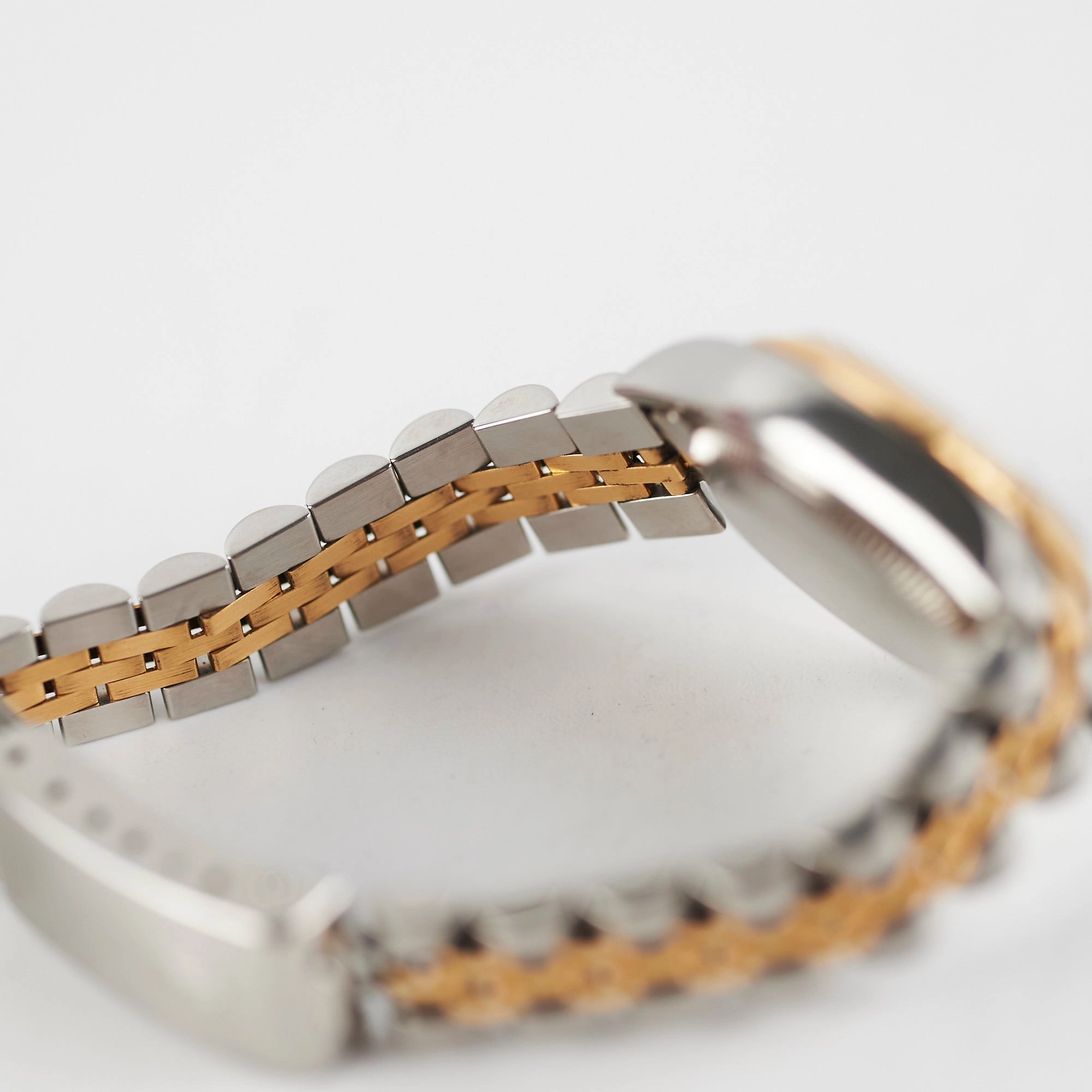 ITEM 23 - Rolex Datejust 26mm Mother of pearl ruby Two Tone Watch