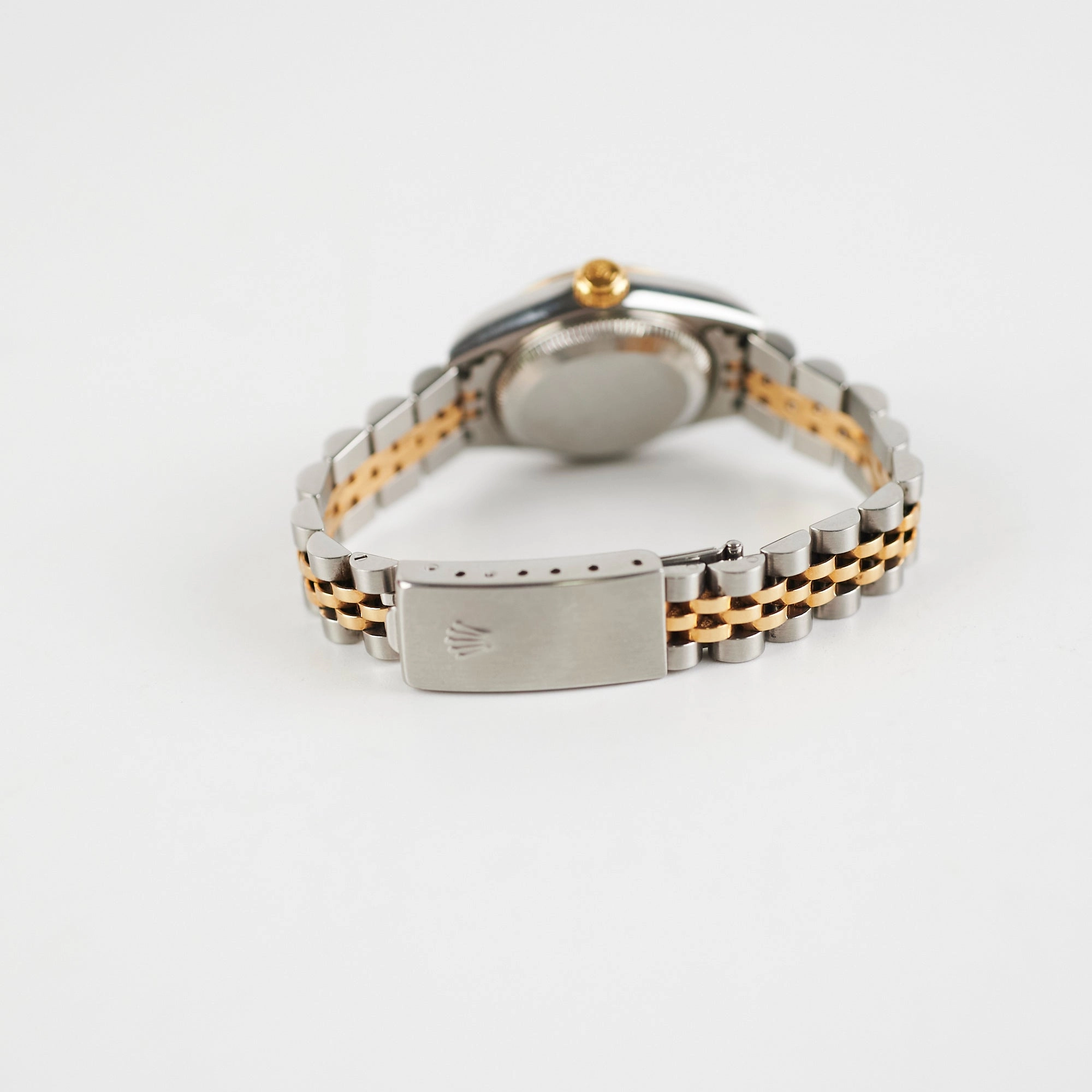 ITEM 23 - Rolex Datejust 26mm Mother of pearl ruby Two Tone Watch