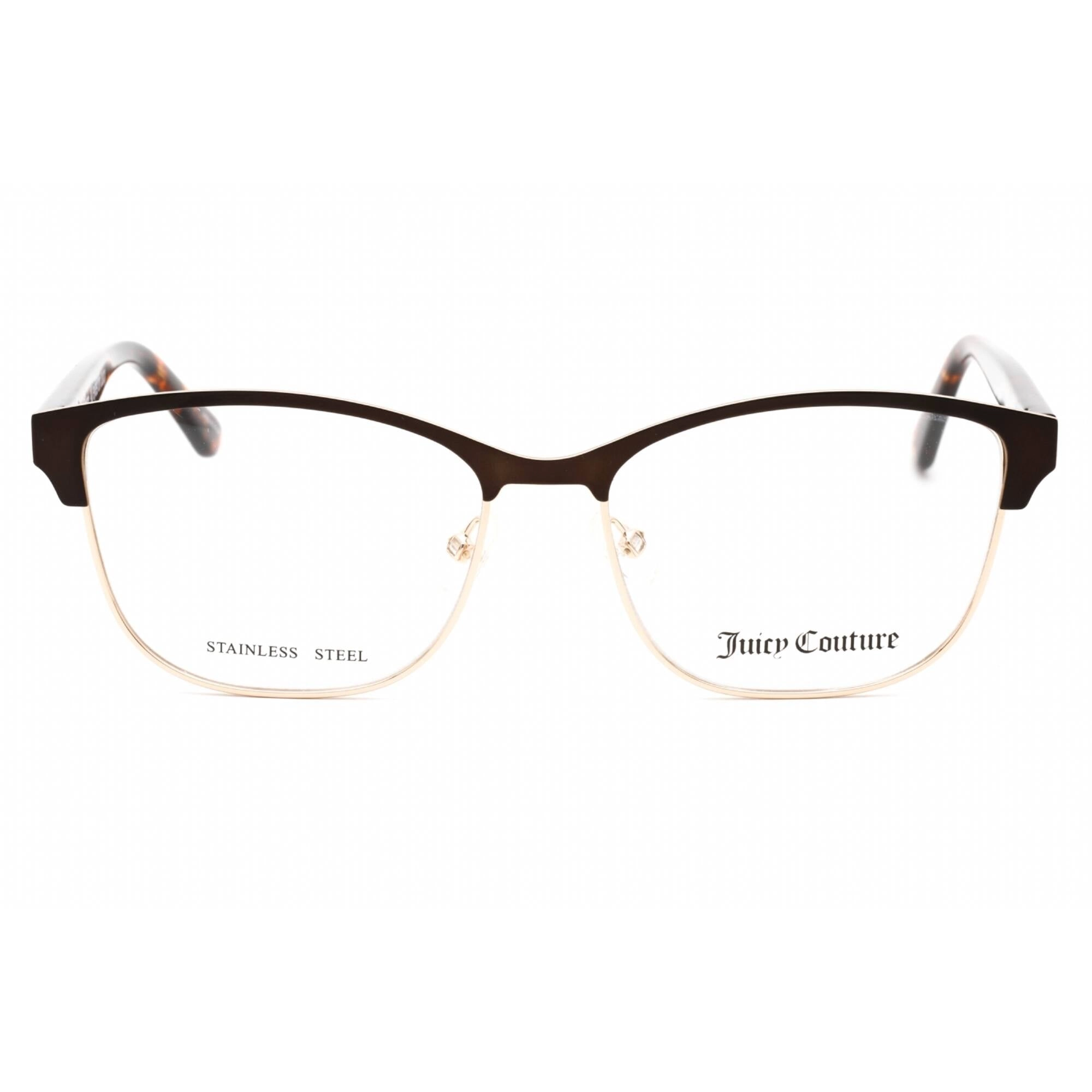 Juicy Couture Women's Eyeglasses - Brown Cat Eye Shape Full Rim Frame | JU 220 009Q 00