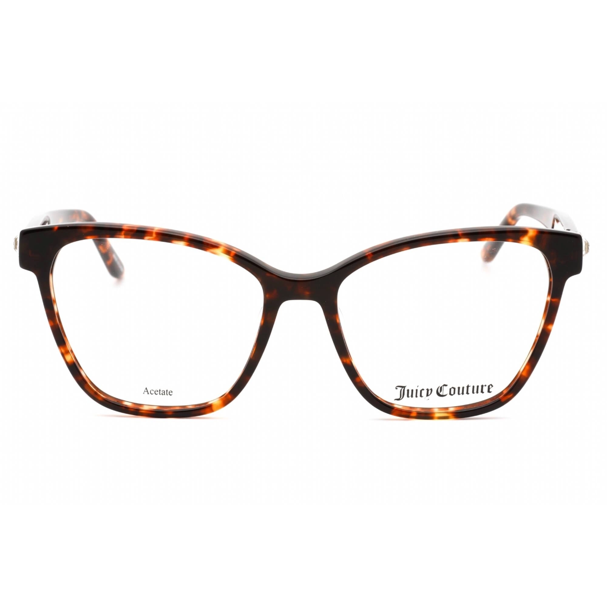 Juicy Couture Women's Eyeglasses - Havana Cat Eye Plastic Full Rim | JU 215 0086 00