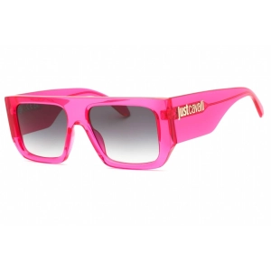 Just Cavalli Women's Sunglasses - Pink Fluo Plastic Square Full Rim | SJC022 0ATE
