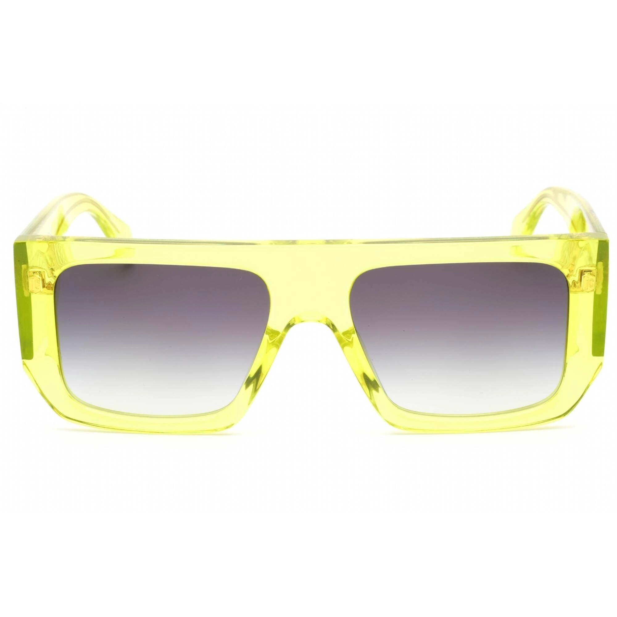 Just Cavalli Women's Sunglasses - Shiny Transparent Green Square Frame | SJC022 0998
