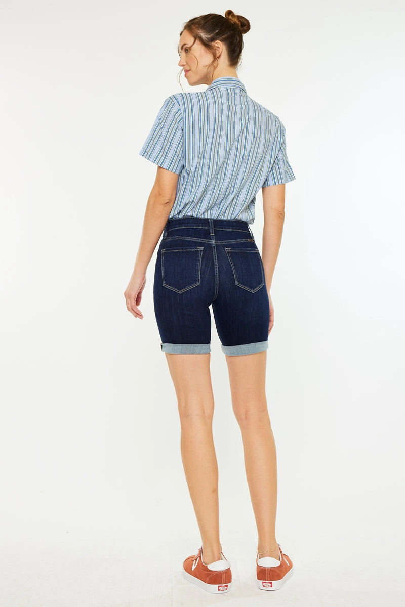 Kandie Mid Rise Bermuda Shorts