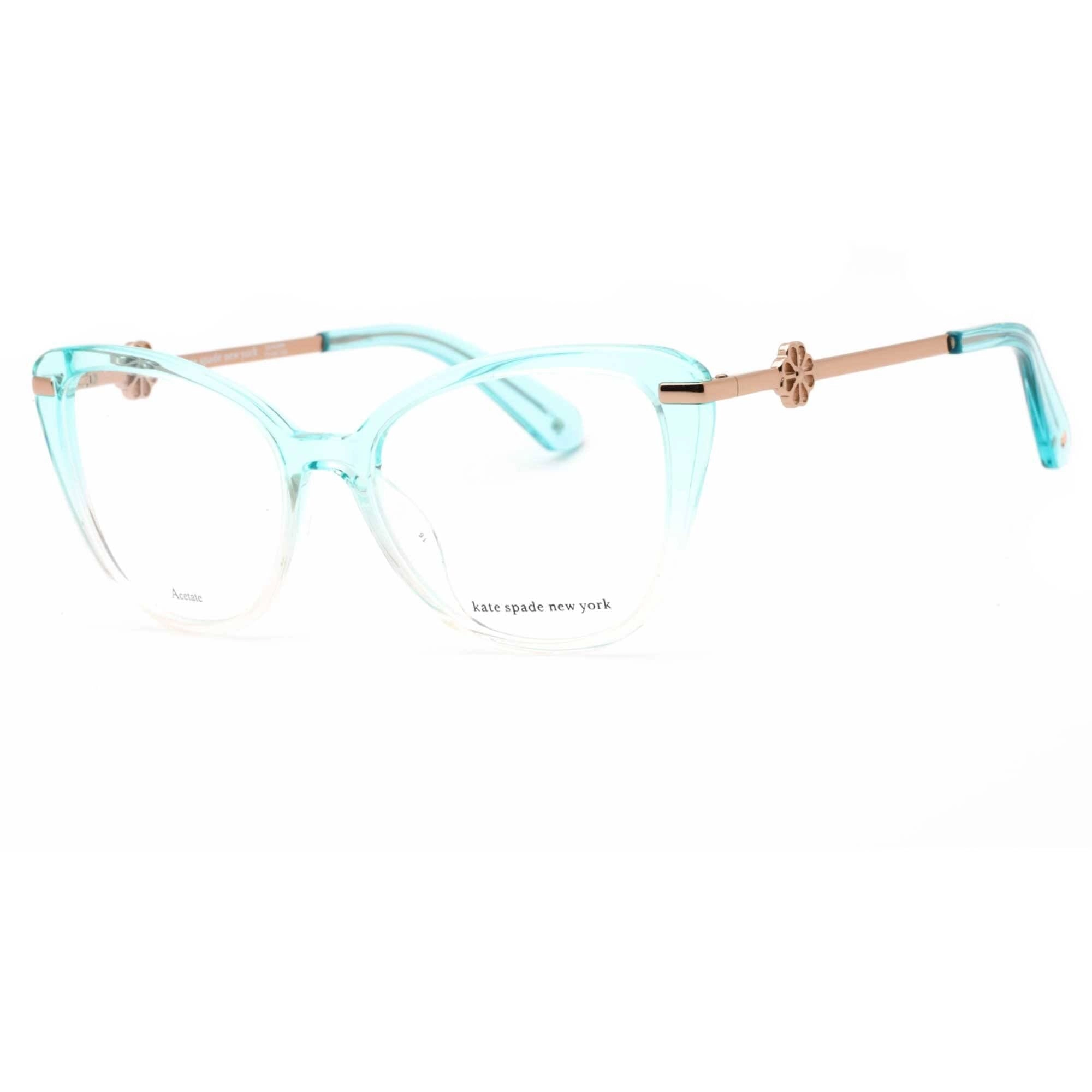 Kate Spade Women's Eyeglasses - Green Pink Plastic Cat Eye Frame | FLAVIA 0IWB 00