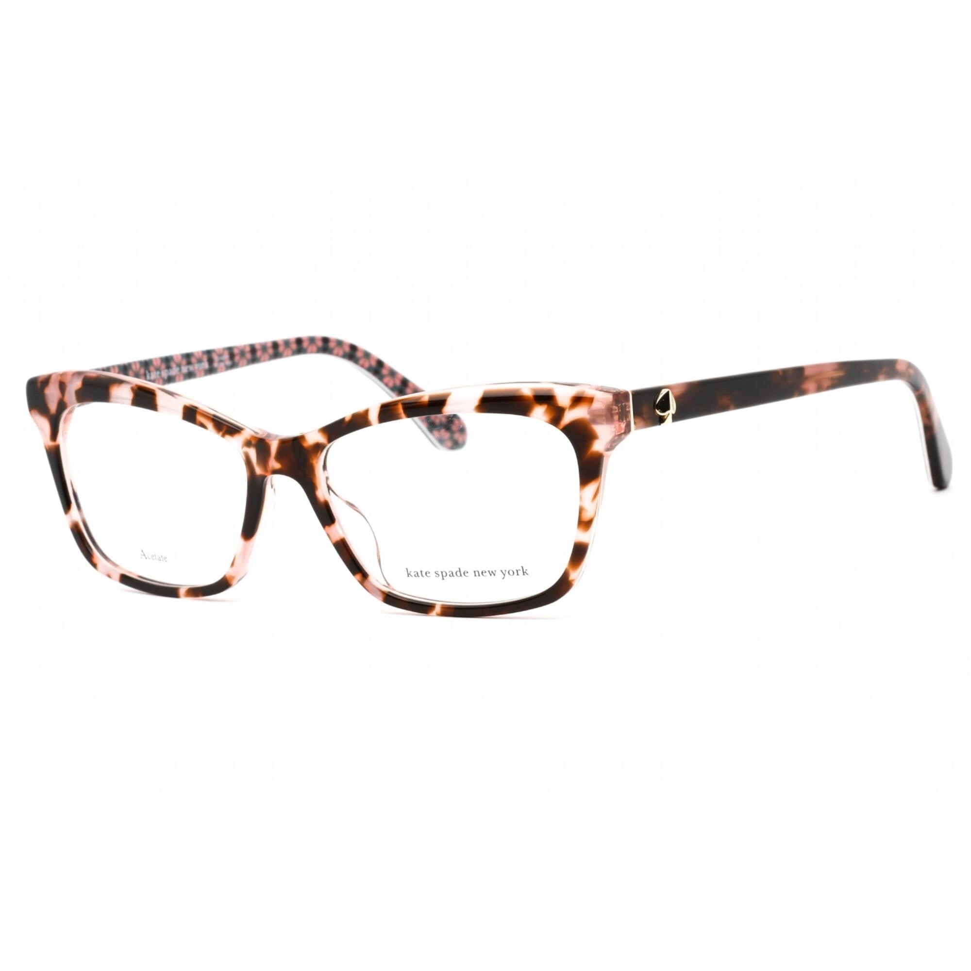Kate Spade Women's Eyeglasses - Havana Pink Plastic Rectangular Frame | CARDEA 00T4 00