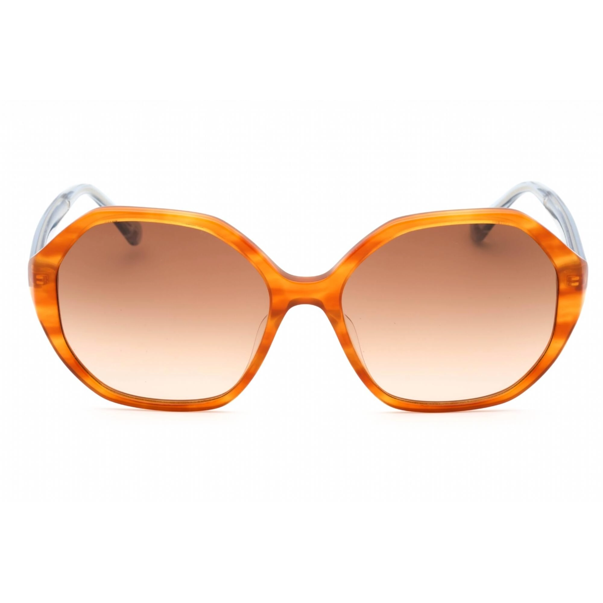 Kate Spade Women's Sunglasses - Brown Horn Plastic Geometric | WAVERLY/G/S 0EX4 HA