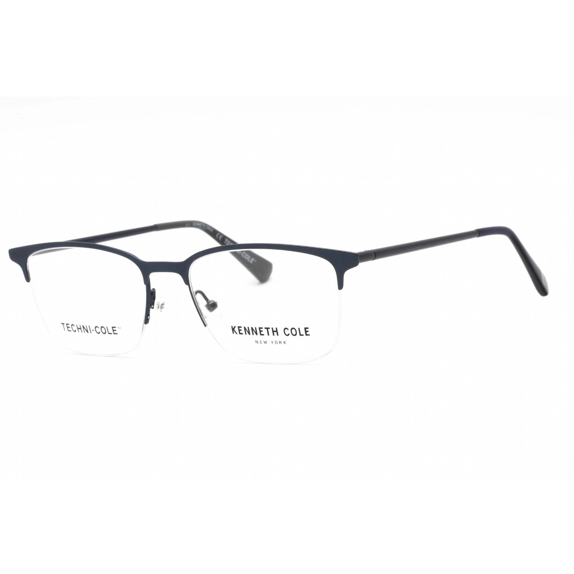 Kenneth Cole New York Women's Eyeglasses - Half Rim Matte Blue Frame | KC0322 091