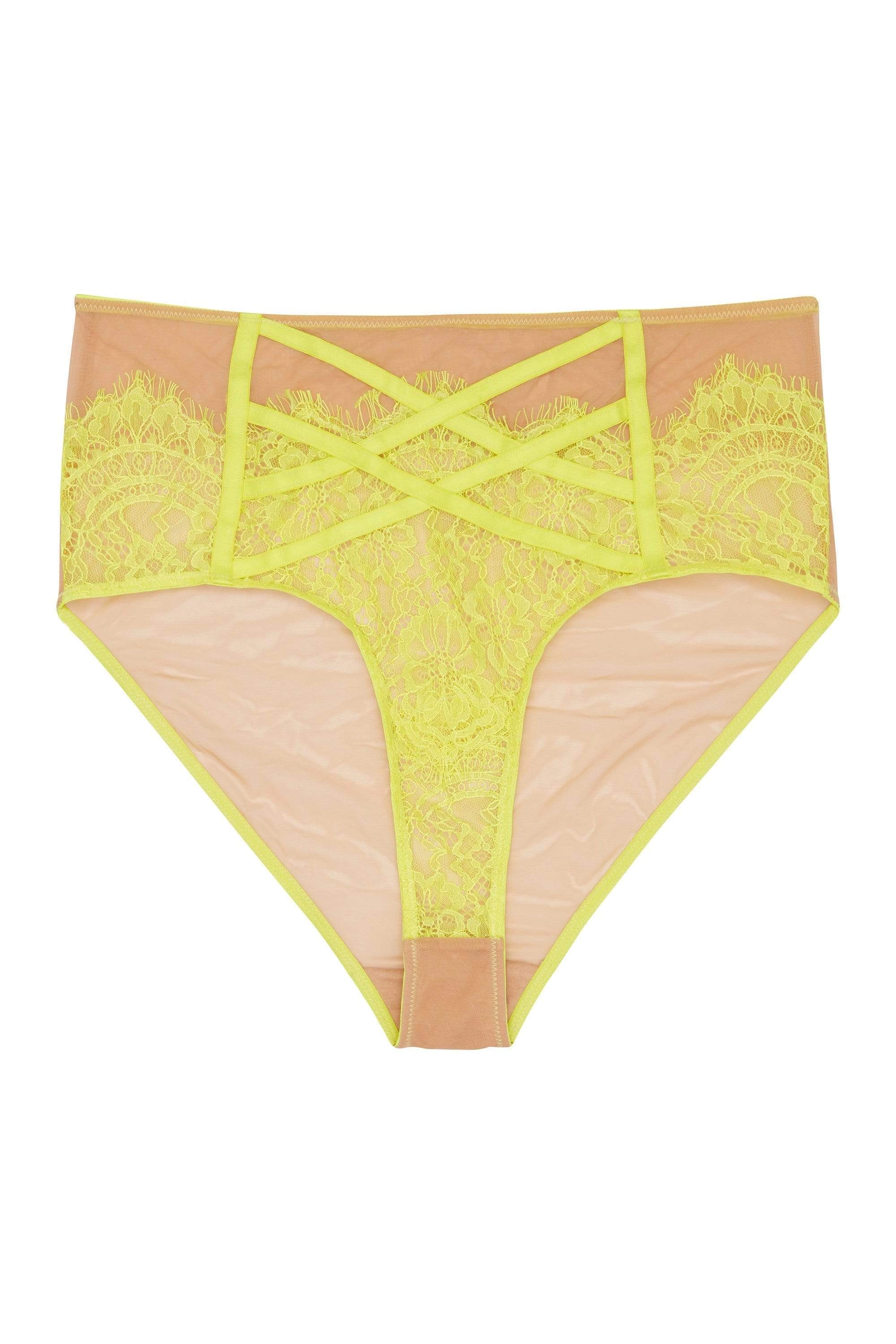 Kinsley Neon Strappy High Waist Brief