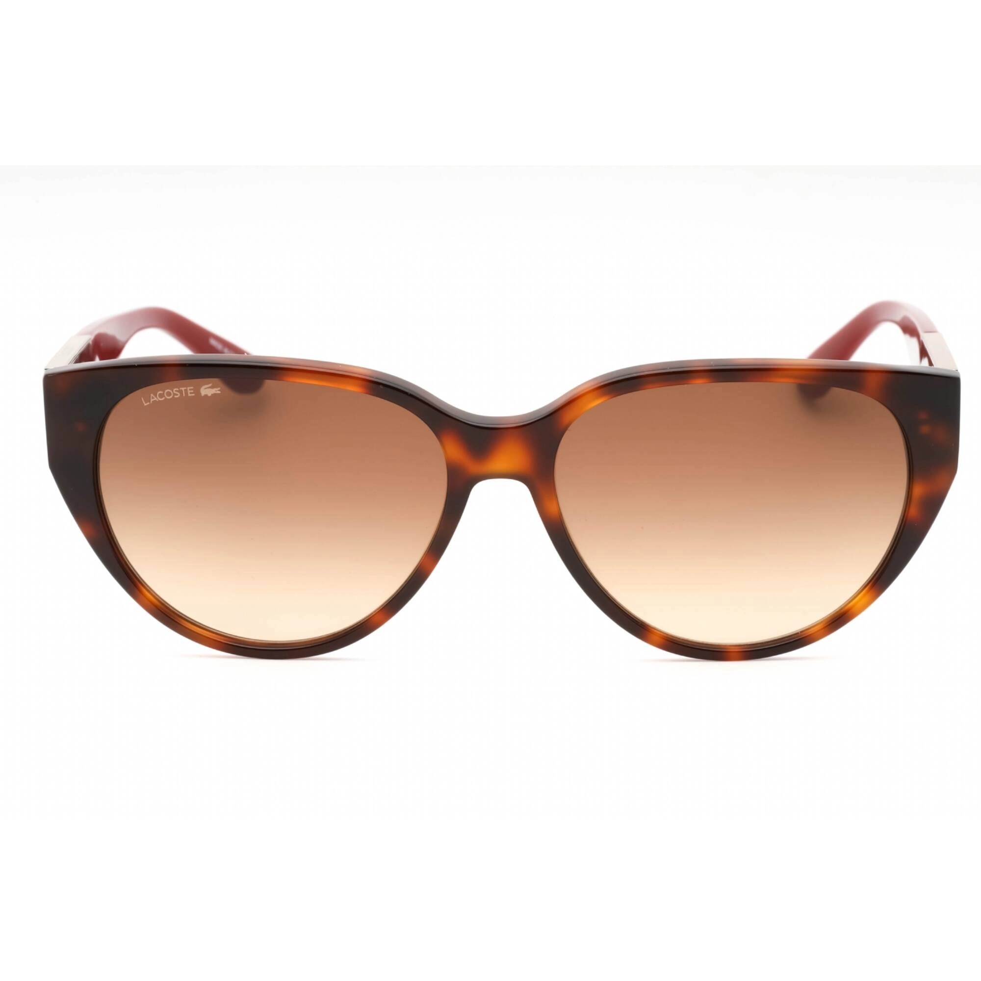 Lacoste Women's Sunglasses - Tortoise Plastic Cat Eye Shape Full Rim Frame | L985S 240
