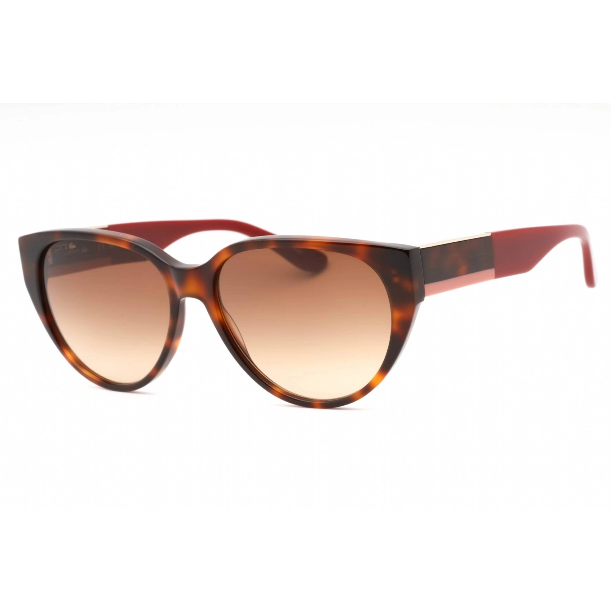 Lacoste Women's Sunglasses - Tortoise Plastic Cat Eye Shape Full Rim Frame | L985S 240