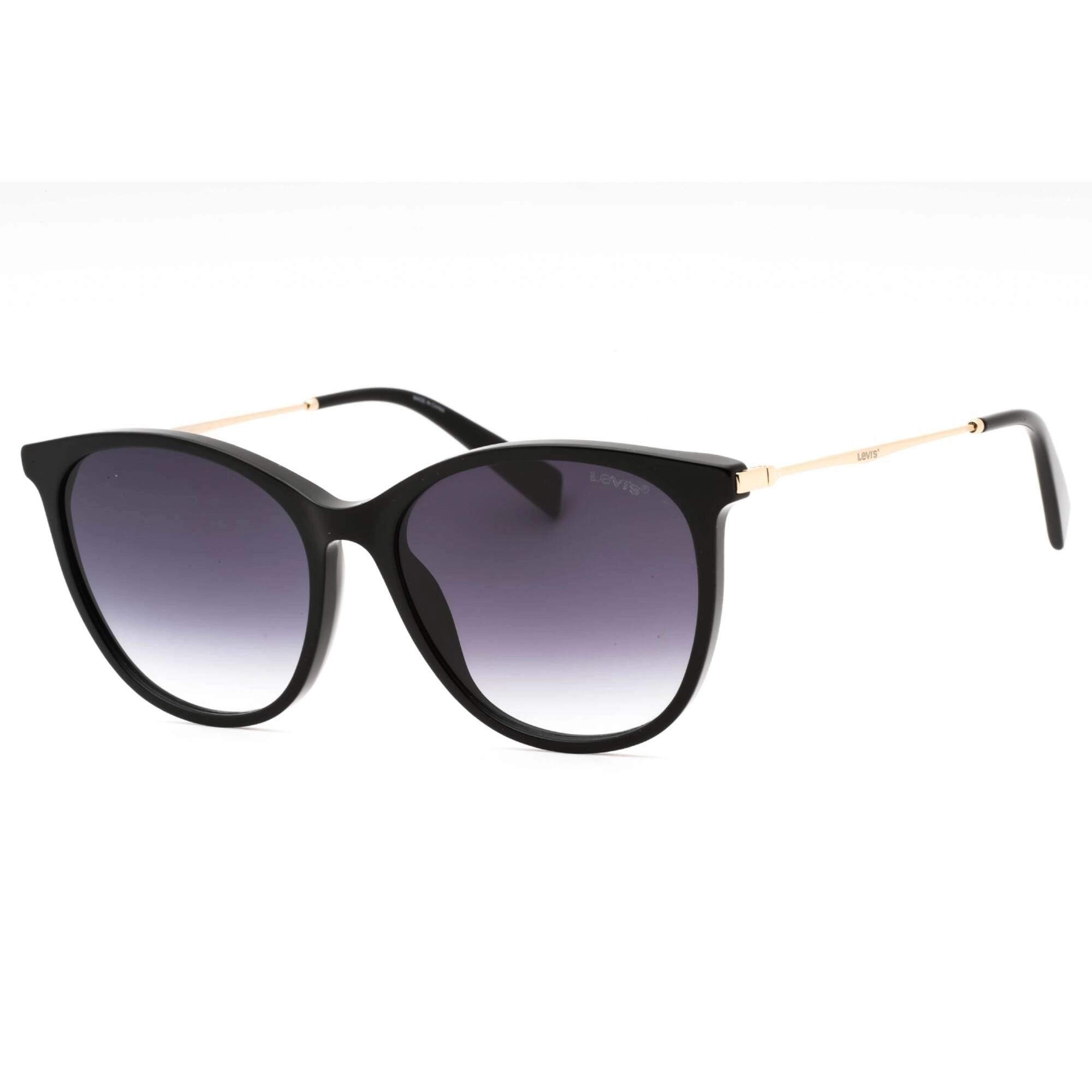 Levi's Women's Sunglasses - Black Plastic Cat Eye Full Rim Frame | LV 5006/S 0807 9O