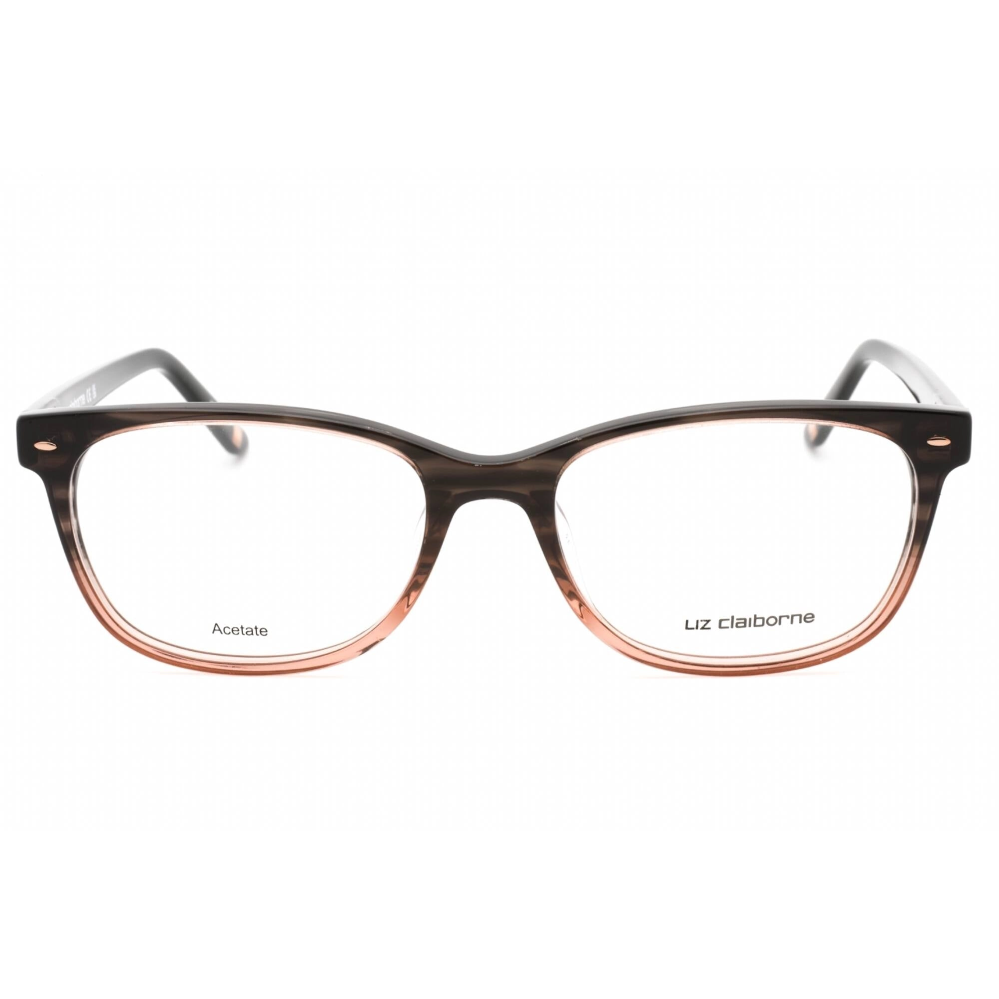 Liz Claiborne Women's Eyeglasses - Black Violet Plastic Cat Eye Frame | L 607/N HK8