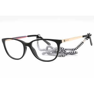 M Missoni Women's Eyeglasses - Black Plastic Cat Eye Full Rim Frame | MMI 0033 0807 00
