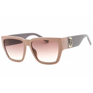 Marc Jacobs Women's Sunglasses - Beige Grey Plastic Square Frame | MARC 646/S 0690 HA