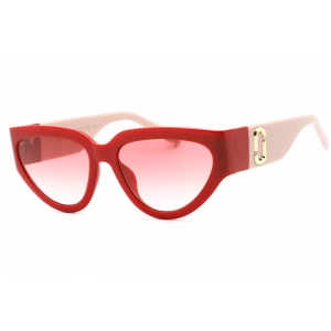 Marc Jacobs Women's Sunglasses - Red Pink Plastic Cat Eye Frame | MARC 645/S 092Y TX