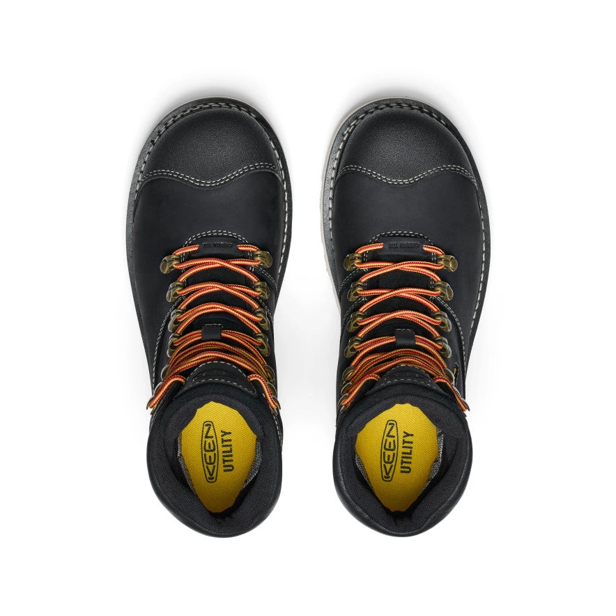 Men's Cincinnati  6" Waterproof 90° Heel Boot (Carbon Toe)  |  Black/Sandshell