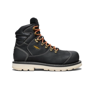 Men's Cincinnati  6" Waterproof 90° Heel Boot (Carbon Toe)  |  Black/Sandshell