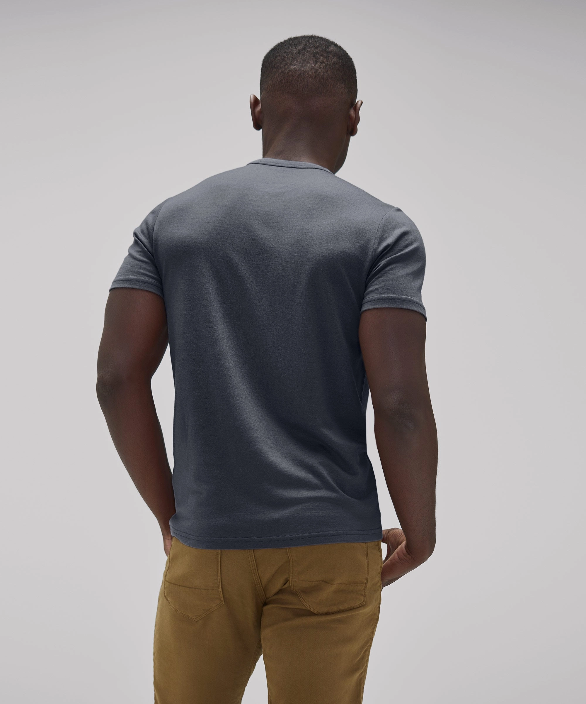 Men's Tall Merino Crew Neck T-Shirt