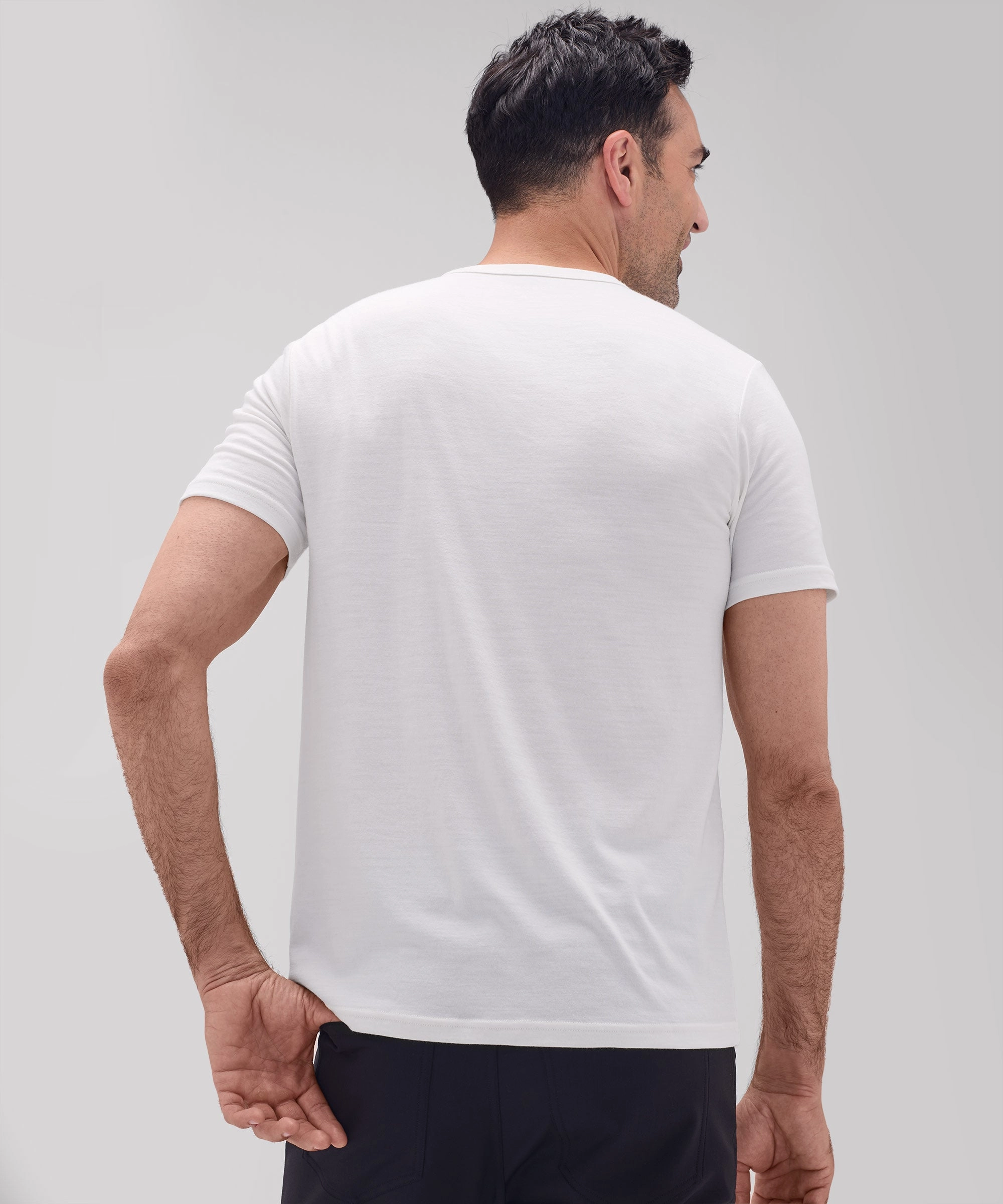 Men's Tall Merino Crew Neck T-Shirt