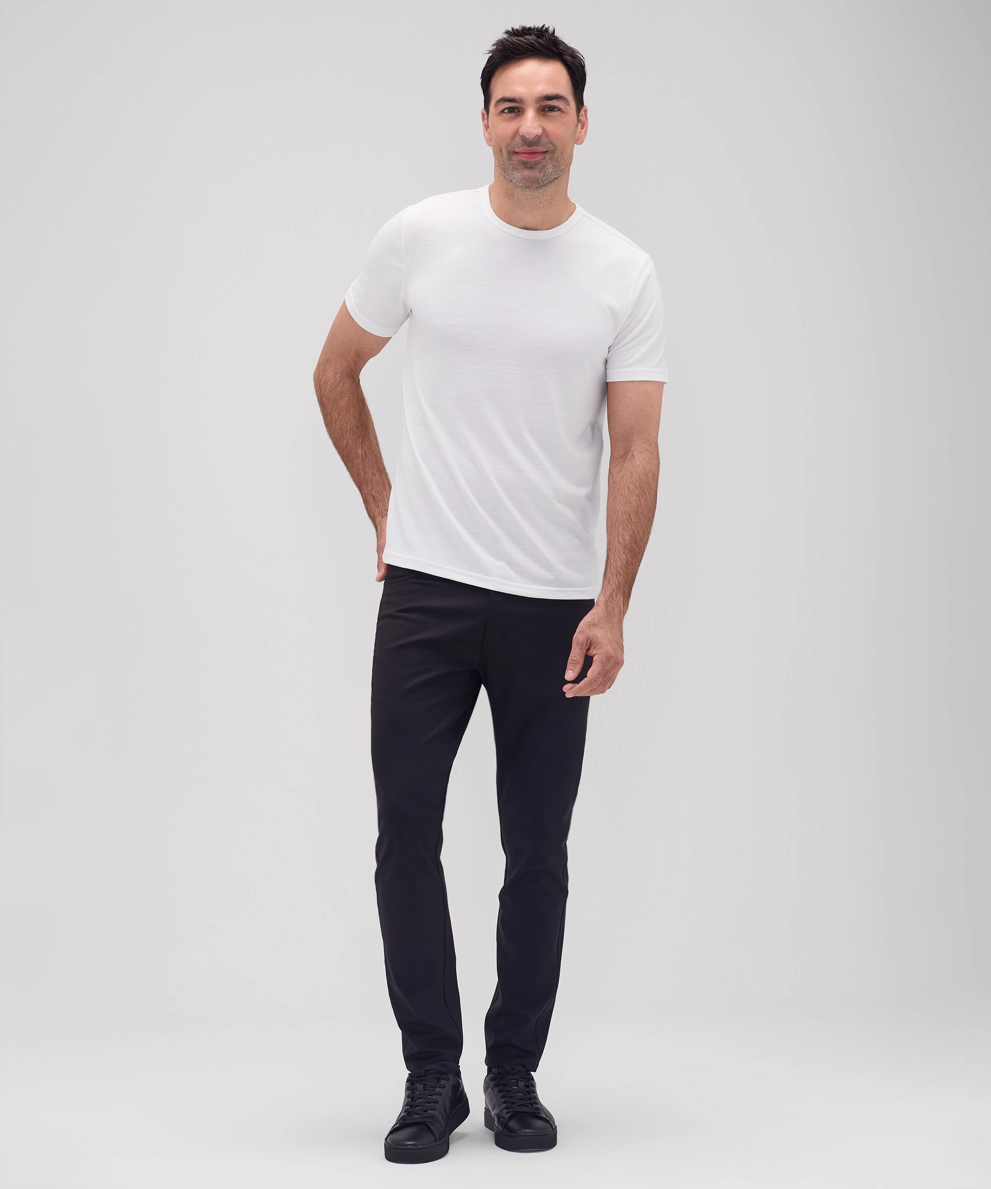 Men's Tall Merino Crew Neck T-Shirt