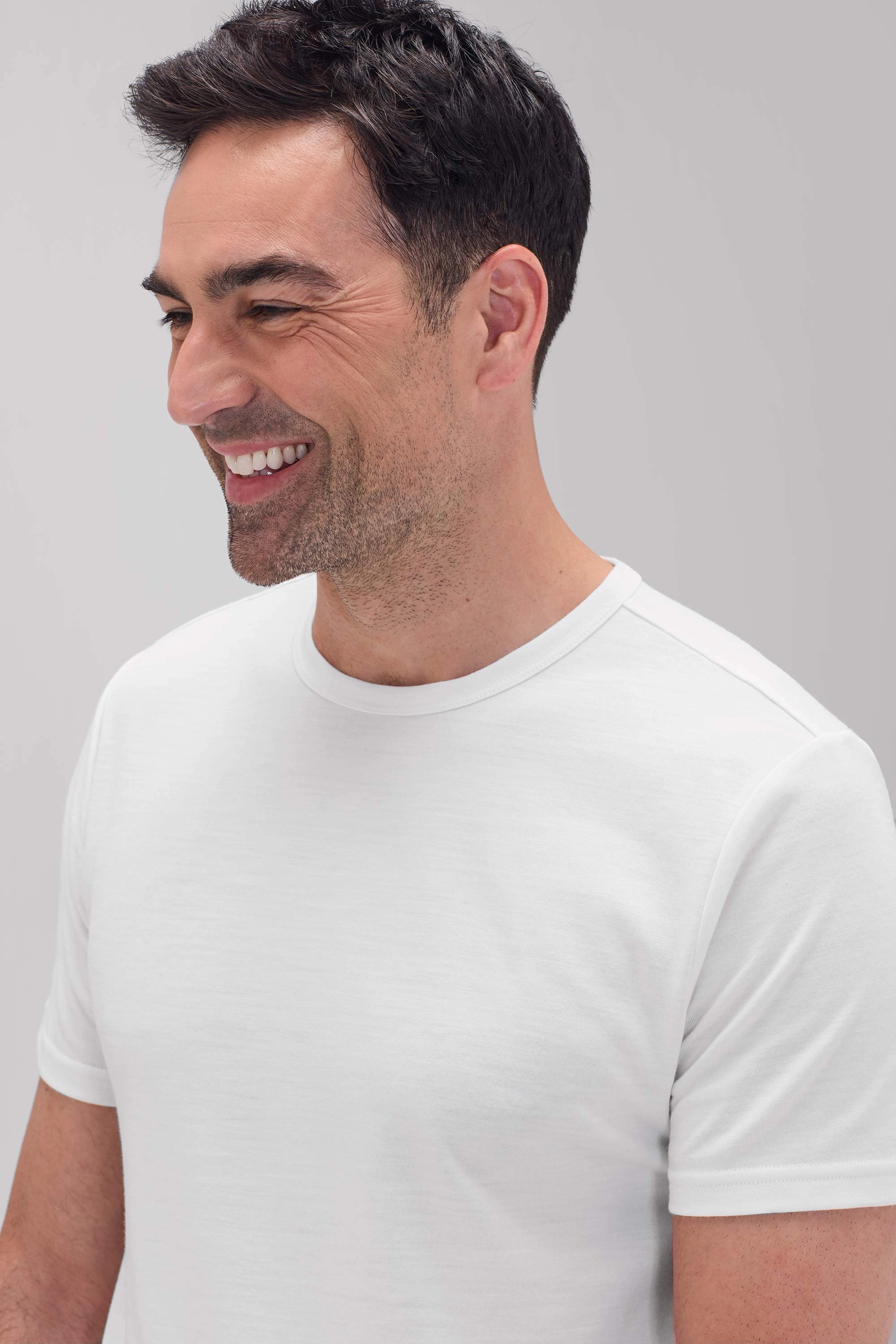 Men's Tall Merino Crew Neck T-Shirt