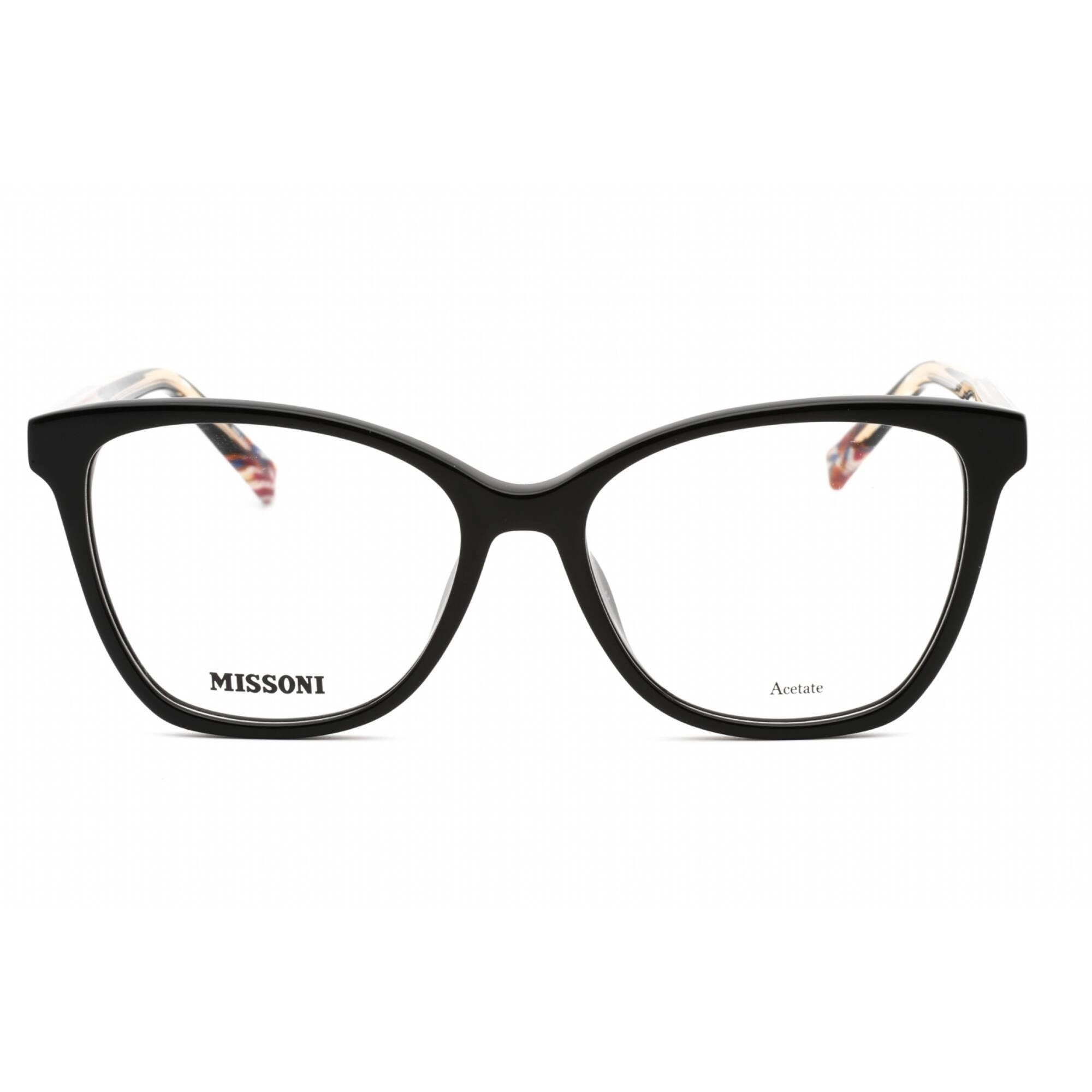 Missoni Women's Eyeglasses - Black Plastic Full Rim Cat Eye Frame | MIS 0013 0807 00