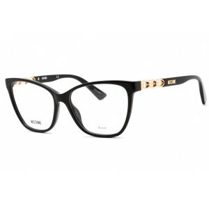 Moschino Women's Eyeglasses - Black Plastic Cat Eye Full Rim Frame | MOS588 0807 00