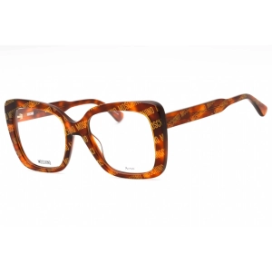 Moschino Women's Eyeglasses - Havana Pattern Acetate Cat Eye Frame | MOS614 02VM 00