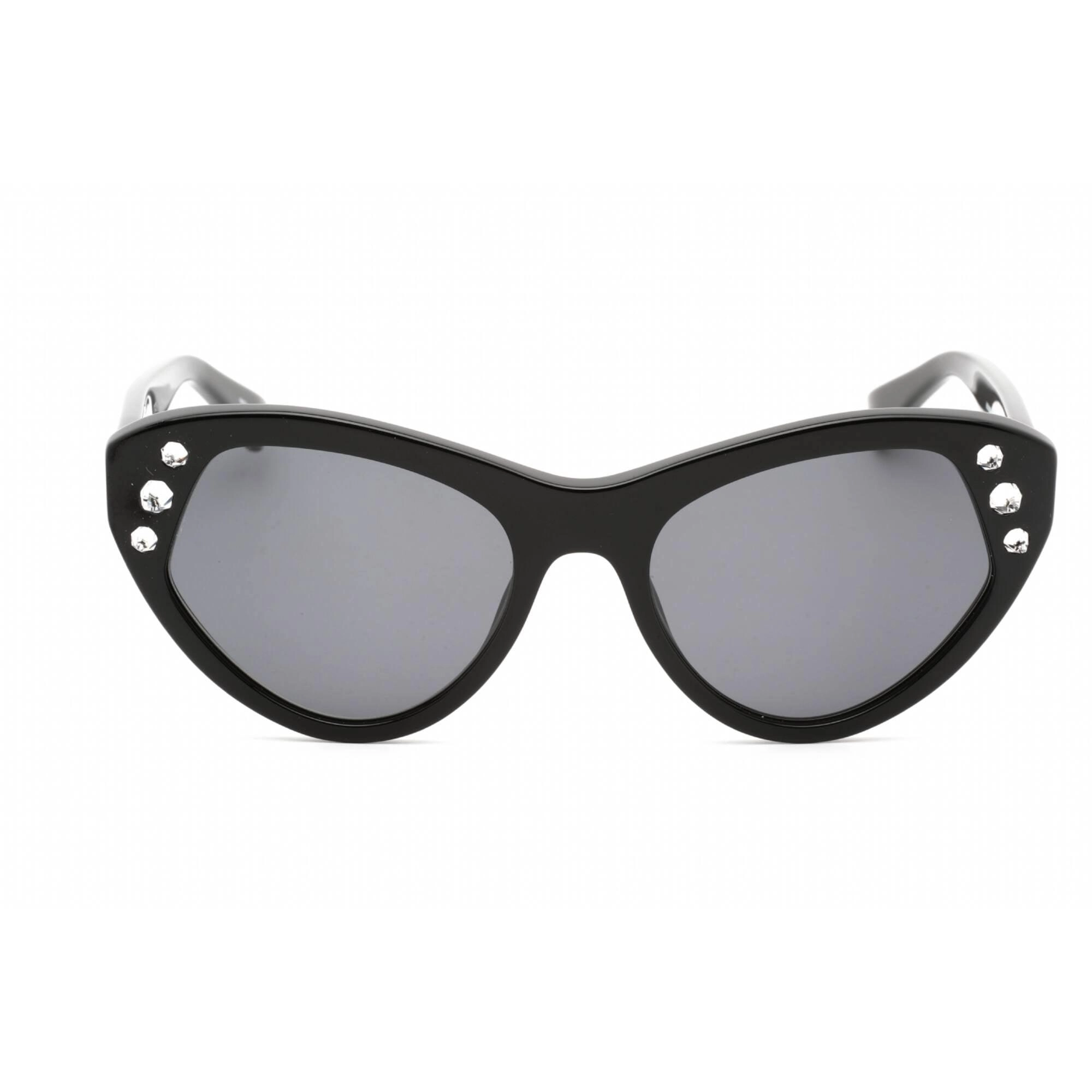 Moschino Women's Sunglasses - Black Plastic Cat Eye Shape Frame | MOS108/S 0807 IR