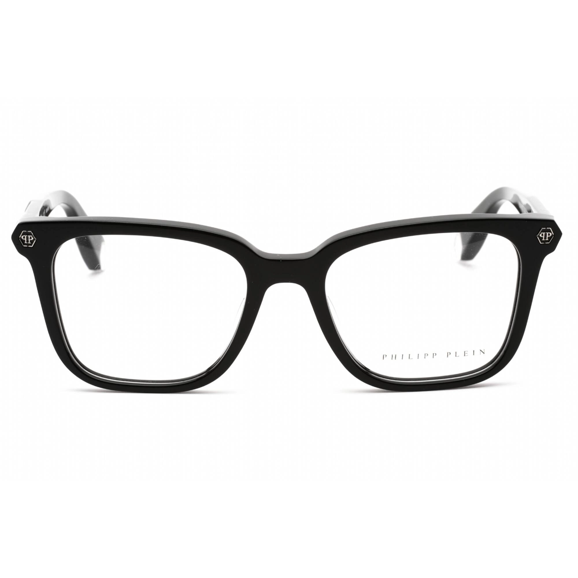 Philipp Plein Women's Eyeglasses - Full Rim Shiny Black Plastic Frame | VPP015M 0700