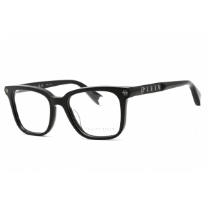 Philipp Plein Women's Eyeglasses - Full Rim Shiny Black Plastic Frame | VPP015M 0700