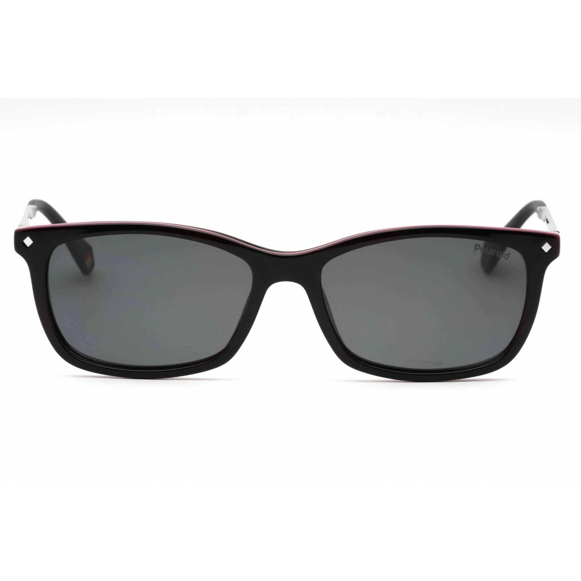 Polaroid Core Women's Sunglasses - Black Plastic Rectangular | PLD 6140/CS 0807 M9