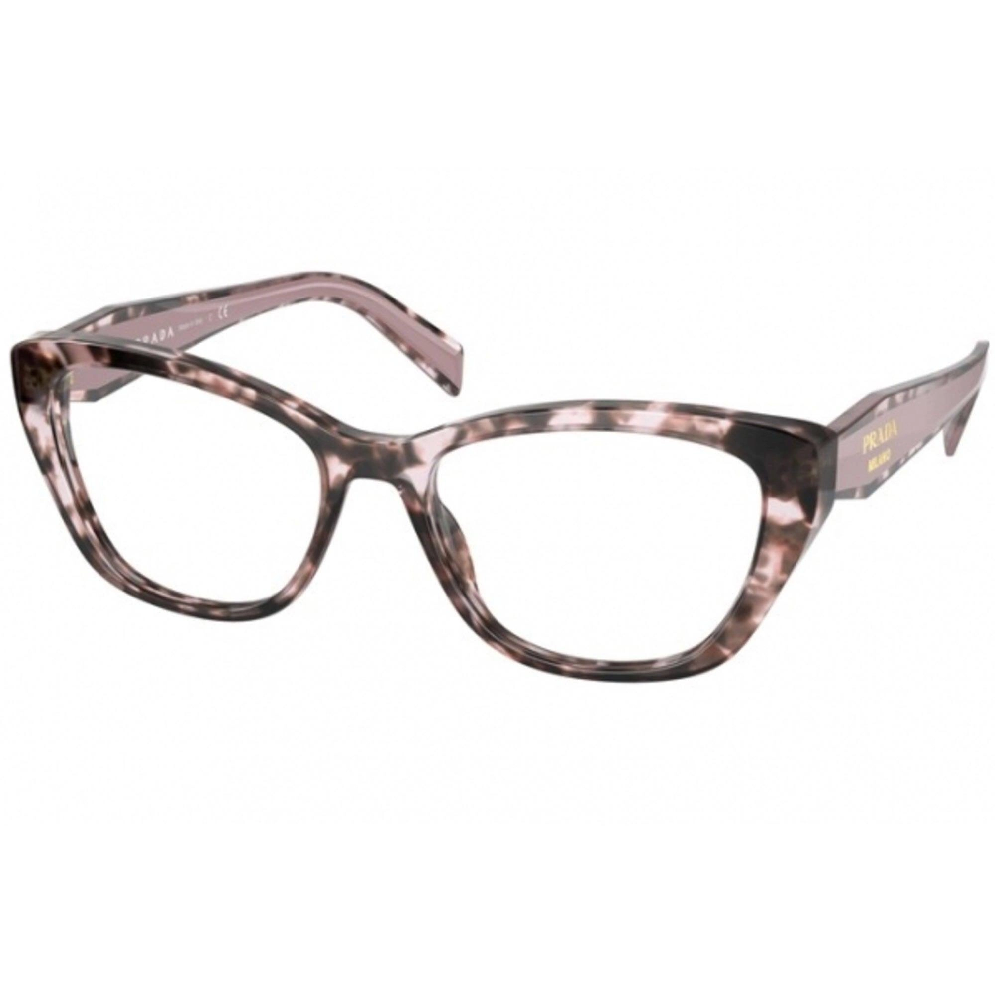 Prada Women's Eyeglasses - Full Rim Orchid Tortoise Cat Eye Frame | 0PR19WV ROJ1O1