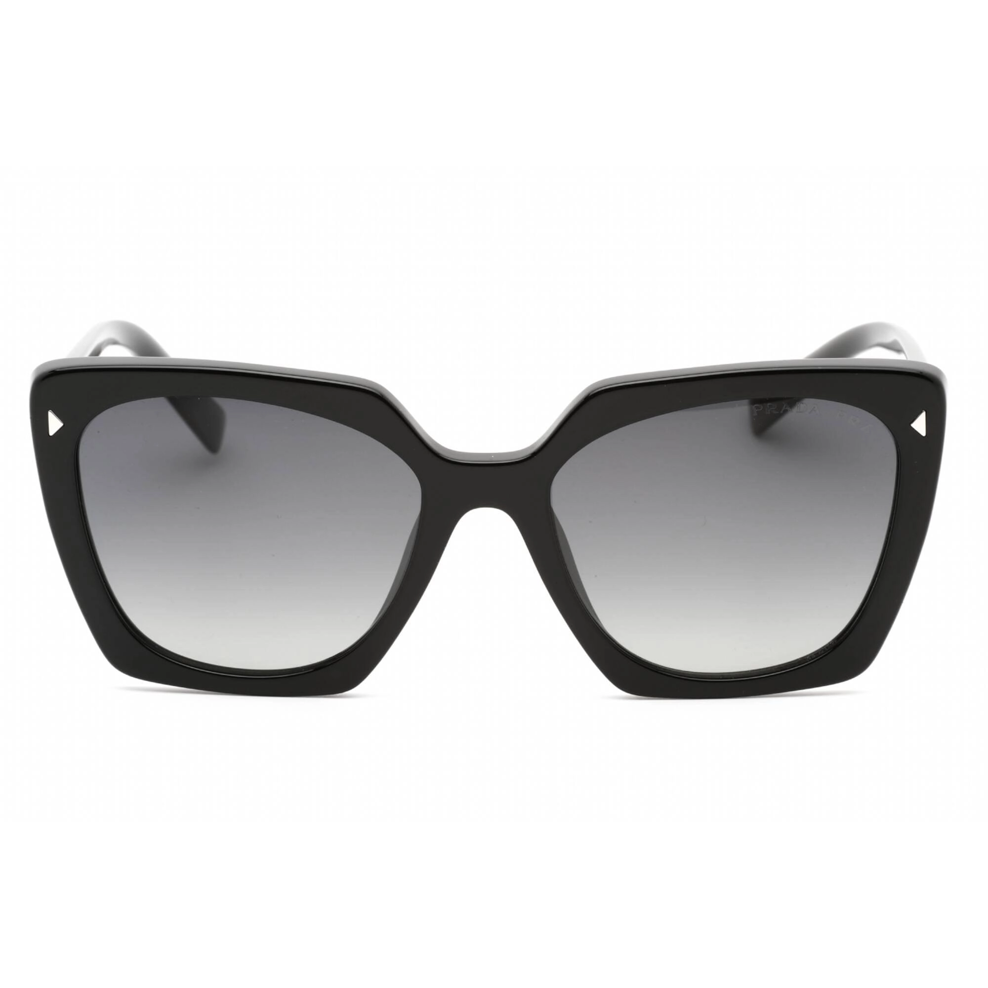 Prada Women's Sunglasses - Full Rim Black Plastic Butterfly Frame | 0PR 23ZS 1AB5W1