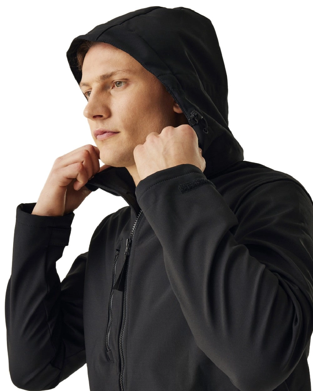 Regatta Mens Venturer 3 Layer Printable Hooded Softshell Jacket