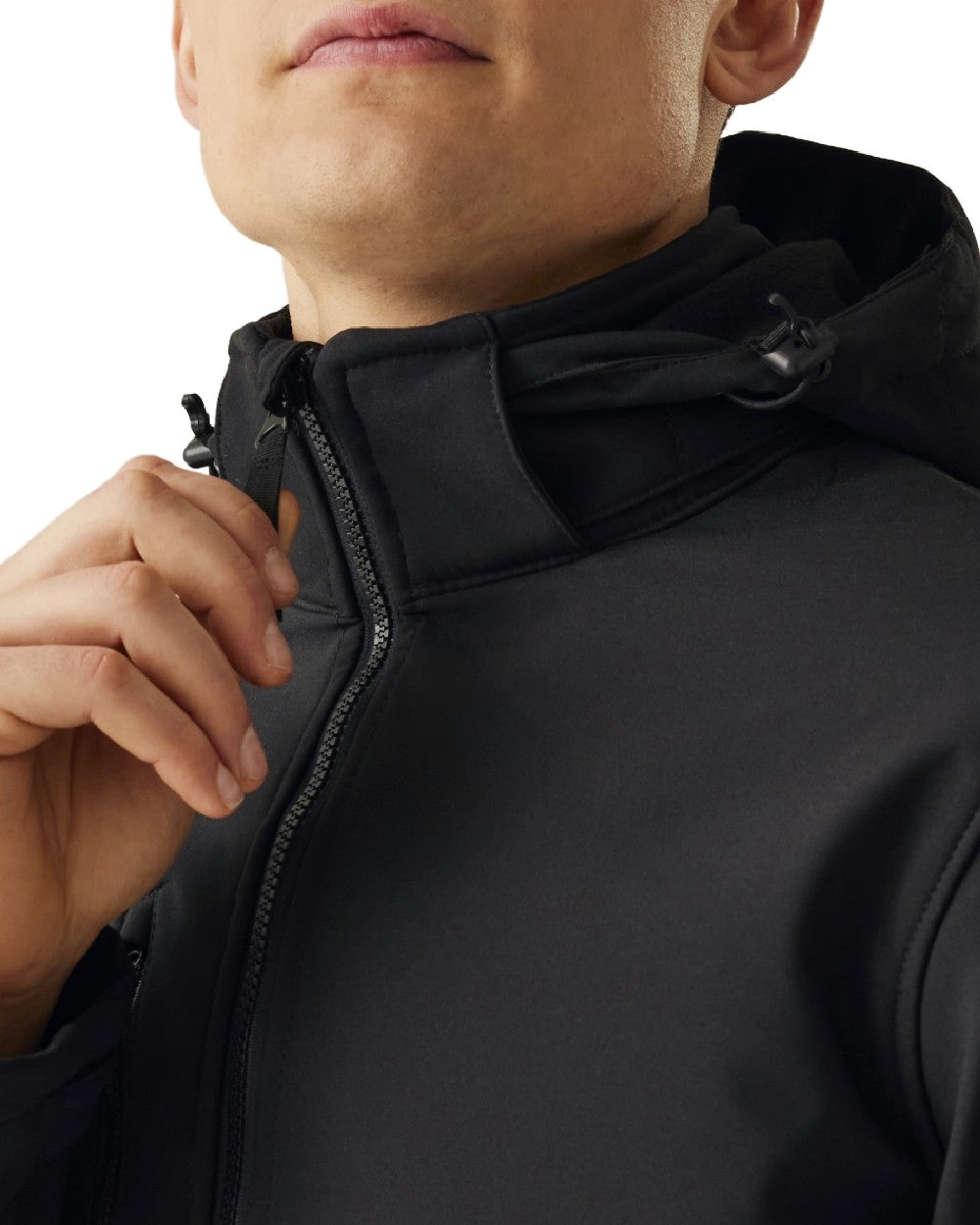 Regatta Mens Venturer 3 Layer Printable Hooded Softshell Jacket