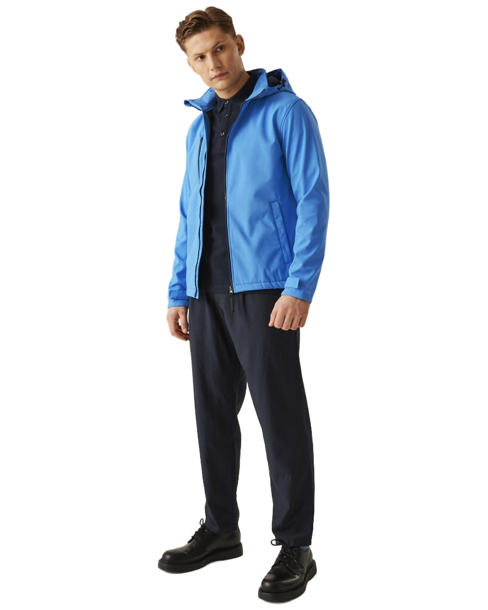 Regatta Mens Venturer 3 Layer Printable Hooded Softshell Jacket