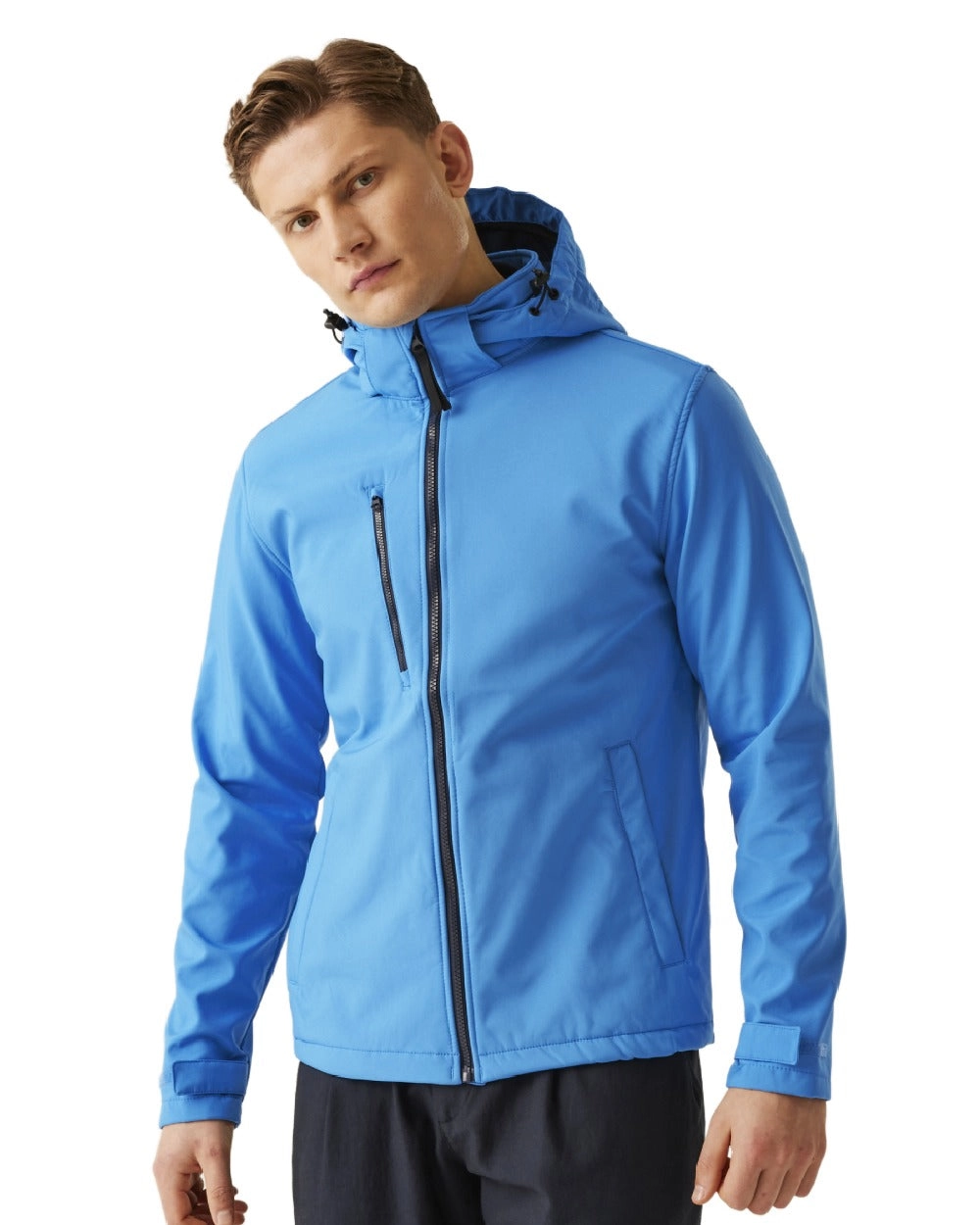 Regatta Mens Venturer 3 Layer Printable Hooded Softshell Jacket