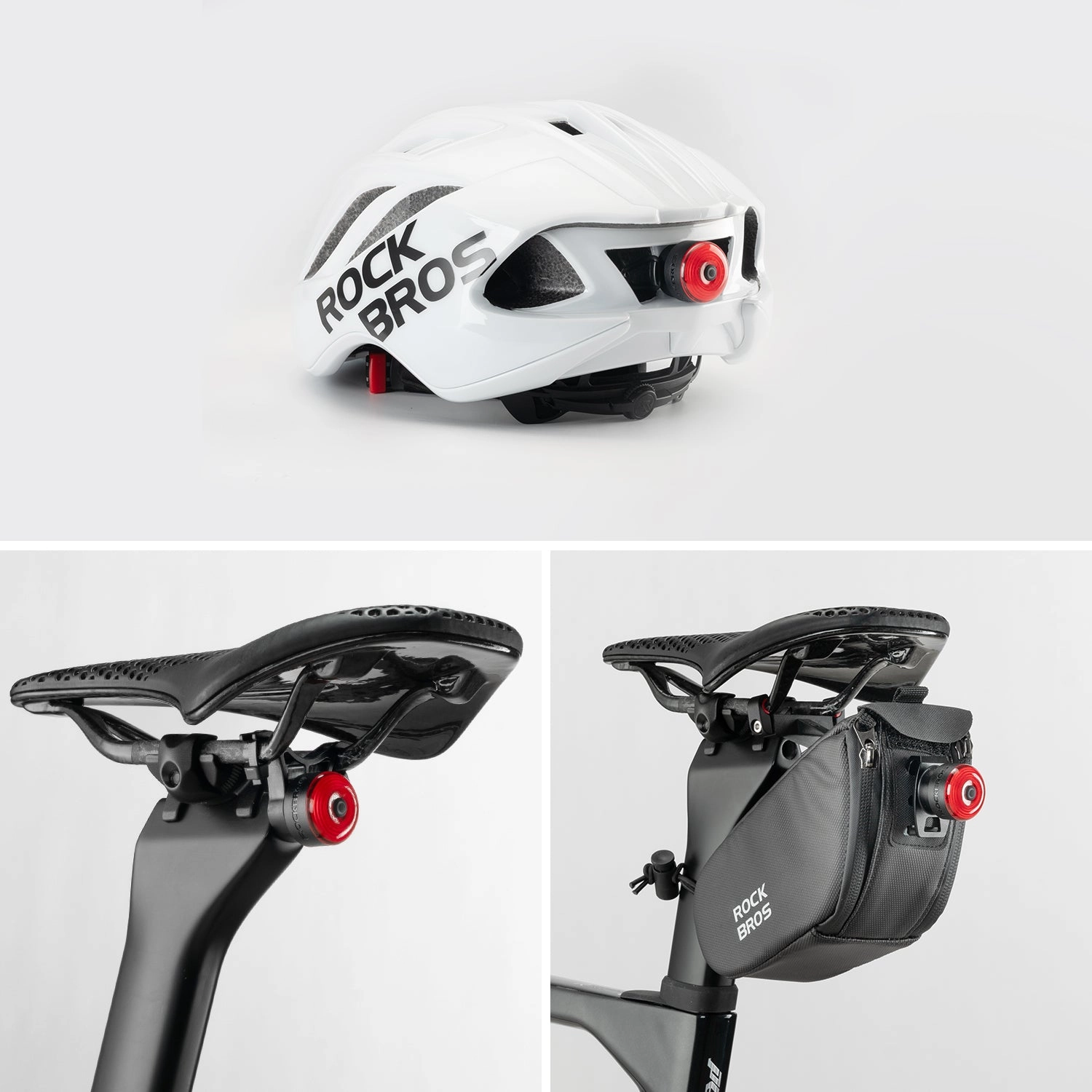 ROCKBROS R0 Smart Brake-Sensing Waterproof Tail Handle Plug Light Auto Sync