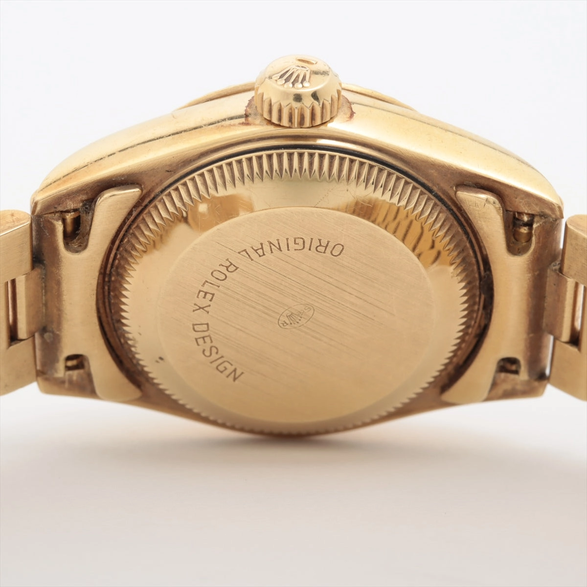 Rolex Datejust 26mm 18k Yellow Gold Diamond Dial Watch