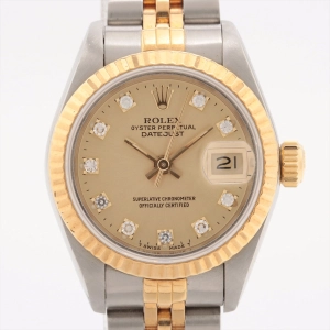 Rolex Datejust 26mm Two Toned with Diamonds Watch