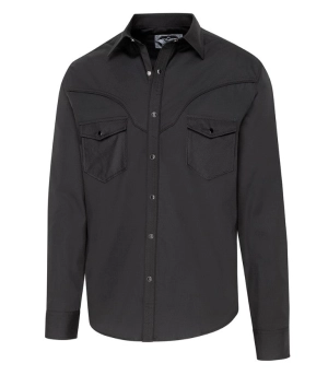 S&S A-21 Black Men's Western Shirt