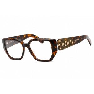 Swarovski Women's Eyeglasses - Full Rim Cat Eye Dark Havana Plastic Frame | SK5467 052