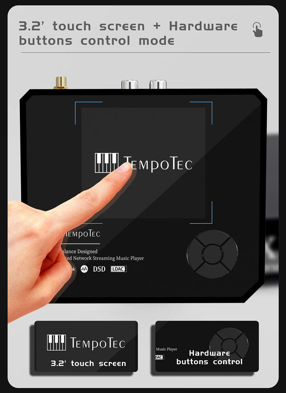 TempoTec Serenade X Desktop HiFi Spieler DAP USB DAC