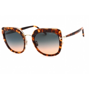 Tom Ford Women's Sunglasses - Adjustable Nose Pad Blonde Havana Cat Eye | FT0945 53P